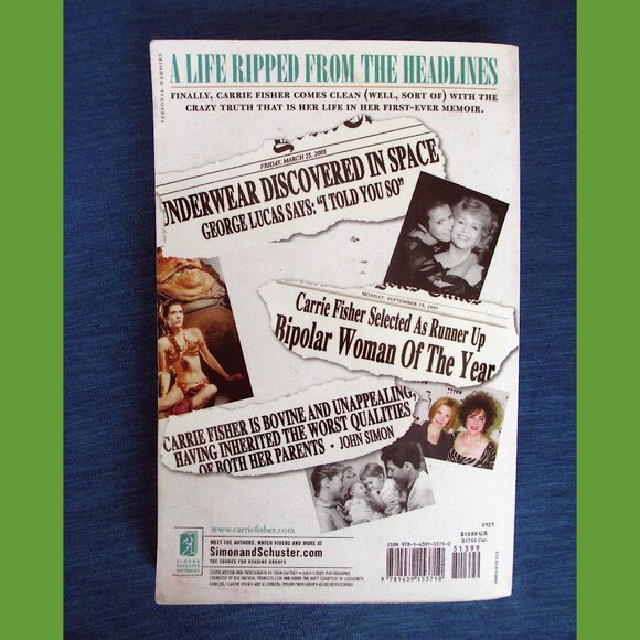 Book: Wishful Drinking, by Carrie Fisher - Picture 8 of 8